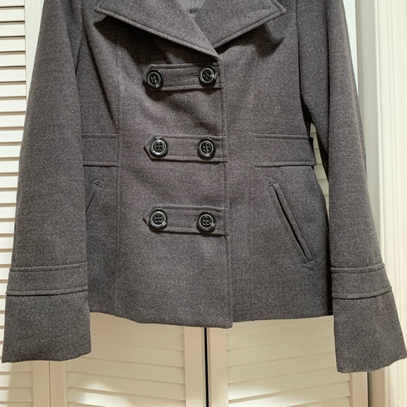 Gray American Rag Peacoat - Picture 2 of 3